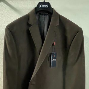 Chaps 50R Dark Brown Sport Coat | NEVER WORN
